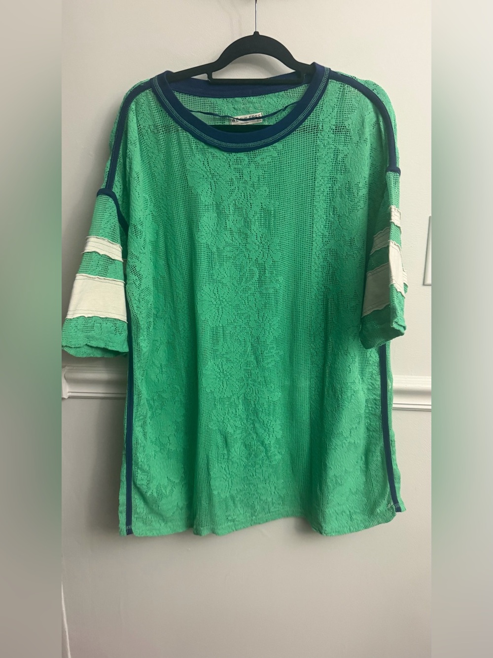 Free People We The Free Best Match Tee Kelly Green Medium M - Picture 4 of 9